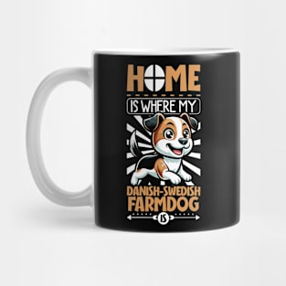 Home is with my Danish–Swedish Farmdog Mug